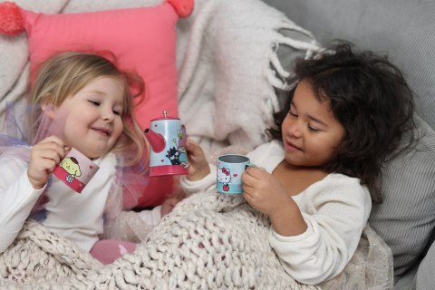 Zestaw do serwowania herbaty zabawka dla dzieci Hello Kitty kubki akcesoria MICKI