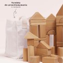 Drewniane klocki naturalne 60 sztuk, zabawka układanka dla dzieci, Le Toy Van Le Toy Van