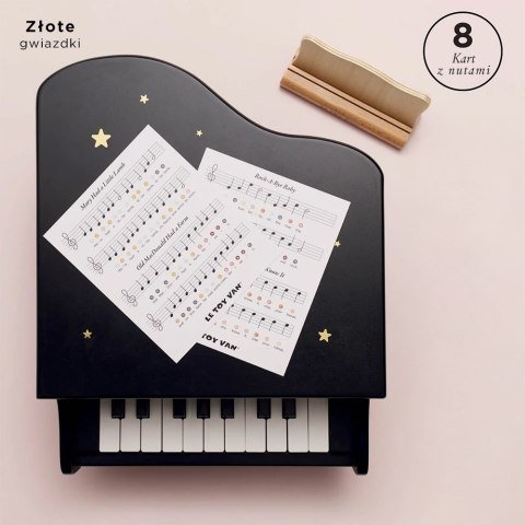 Drewniany fortepian edukacyjna zabawka dla dzieci pianino muzyka Le Toy Van Le Toy Van