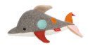 Pierwsza przytulanka Delfin 33cm patchworkowa zabawka dla dzieci sigikid Sigikid