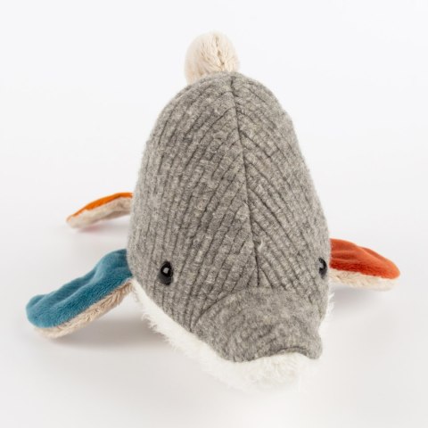 Pierwsza przytulanka Delfin 33cm patchworkowa zabawka dla dzieci sigikid Sigikid