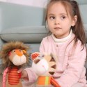 Pierwsza przytulanka Lew 32cm patchworkowa maskotka zabawka dzieci sigikid Sigikid