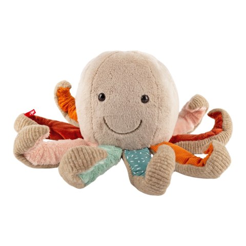 Pierwsza przytulanka Ośmiornica 26cm patchwork maskotka zabawka sigikid Sigikid