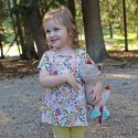 Pierwsza przytulanka Smok 28cm patchworkowa maskotka dla dzieci sigikid Sigikid