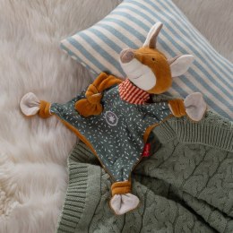 Pierwsza przytulanka komforter Lisek zielony maskotka dla dzieci sigikid Sigikid
