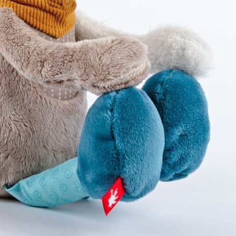 Pierwsza przytulanka pastelowy Osiołek 31cm patchworkowa zabawka sigikid Sigikid