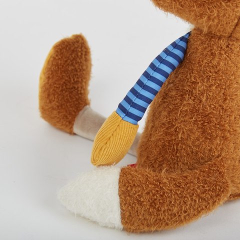 Pierwsza przytulanka pluszowy Lis 39cm patchworkowa maskotka dzieci sigikid Sigikid