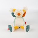 Pierwsza przytulanka pluszowy Miś Polarny 31cm patchworkowa zabawka sigikid Sigikid