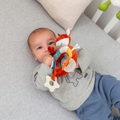 Pluszowy interaktywny pierścień Lis zabawka rozwojowa dla dzieci sigikid Sigikid