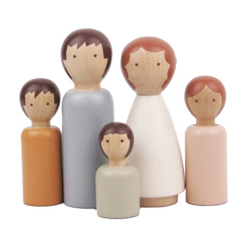 Rodzina lalek figurki, zabawka dla dzieci, laleczki do domków, Le Toy Van Le Toy Van