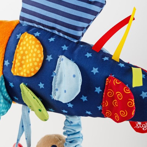 Zabawka aktywnościowa Rybki 26cm szeleścik grzechotka gryzak dzieci sigikid Sigikid