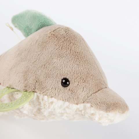 Zabawka rozwojowa Delfin 35cm szeleścik grzechotka gryzaczek dzieci sigikid Sigikid