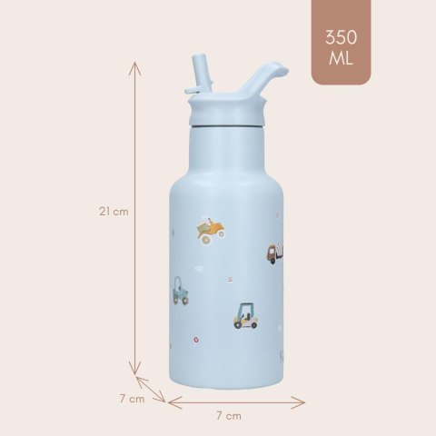 Butelka bidon 350 ml KIDZROOM Little Story Blue