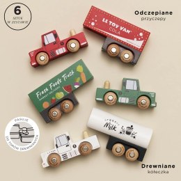 Drewniane samochody ciężarowe zestaw, zabawka dla dzieci, auta Le Toy Van Le Toy Van