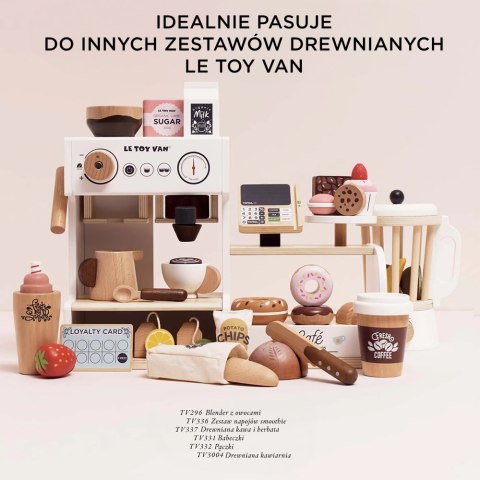 Drewniany zestaw pieczywa z nożem do krojenia, zabawka dzieci Le Toy Van Le Toy Van