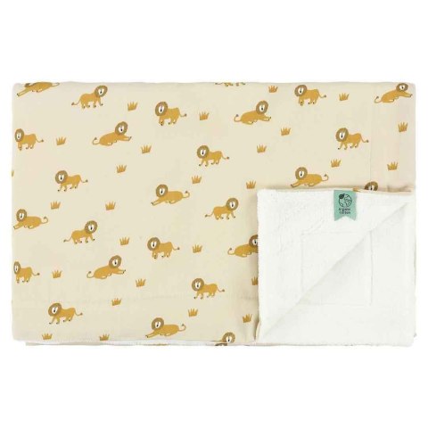 Koc niemowlęcy polarowy 75x100 cm -Lively Lion w Trixie Baby
