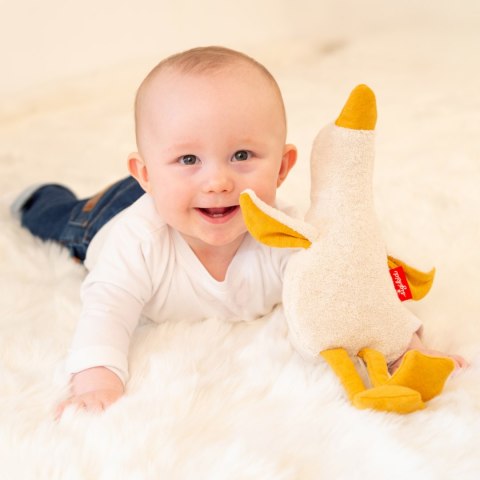 Pierwsza przytulanka Kaczka Natural Friends maskotka zabawka 33cm sigikid Sigikid