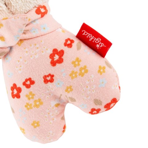 Pierwsza przytulanka grzechotka Króliczek dla dzieci różowy 15 cm sigikid Sigikid