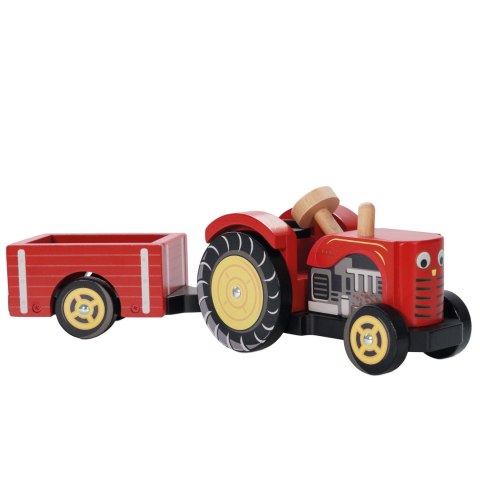 Zestaw drewniana Farma ze zwierzętami traktorem i wyposażeniem Le Toy Van Le Toy Van