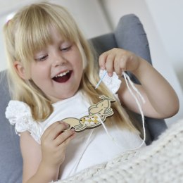 Zestaw kreatywny haftowanie, drewniana artystyczna zabawka dla dzieci Micki MICKI