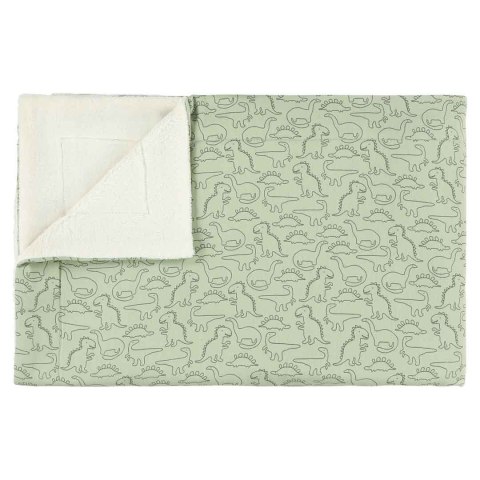 Koc niemowlęcy polarowy 75x100 cm - Daring Dino Trixie Baby