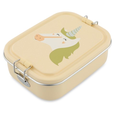 Mały stalowy lunch box - Jednorożec Trixie Baby