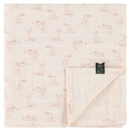 Muślinowy otulacz 110x110 cm - Rosy Rabbit Trixie Baby