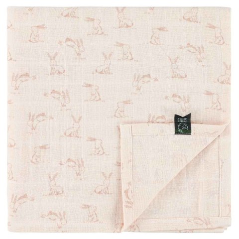 Muślinowy otulacz 110x110 cm - Rosy Rabbit Trixie Baby