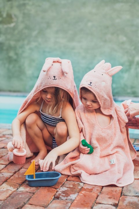 Ręcznik Kąpielowy z Kapturem 70 x 130cm - Królik Trixie Baby