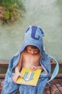 Ręcznik Kąpielowy z Kapturem 70 x 130cm - Słoń Trixie Baby