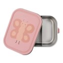 Duży stalowy lunch box - Motyl Trixie Baby