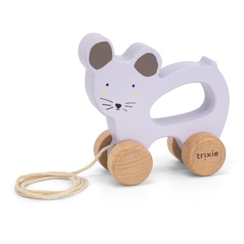 Drewniana zabawka do ciągnięcia Trixie Baby - Mysz Trixie Baby