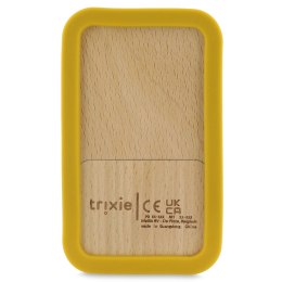 Drewniany silikonowy telefon dla niemowląt - Lew Trixie Baby