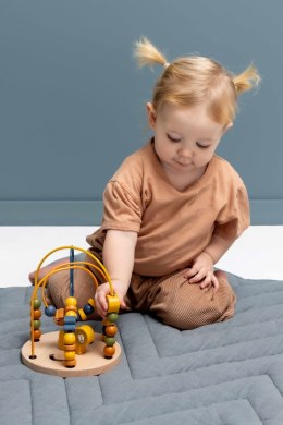 Labirynt z drewnianymi koralikami i zwierzątkami - Trixie Baby
