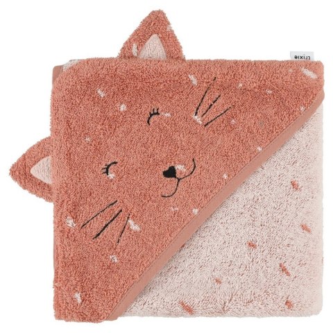 Ręcznik Kąpielowy z Kapturem 75 x 75 cm - Kot Trixie Baby
