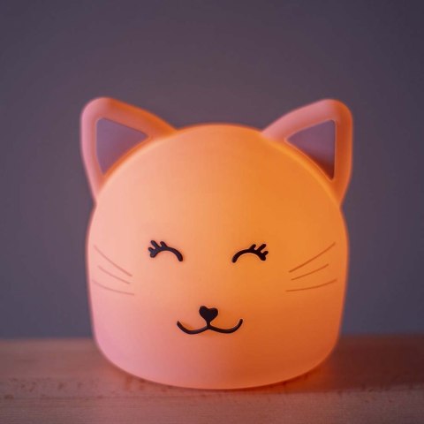 Silikonowa lampka nocna - Kot Trixie Baby