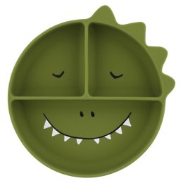 Silikonowy Talerz Trójdzielny z Przyssawką - Dinozaur Trixie Baby