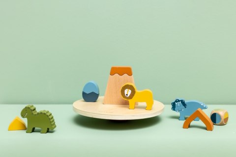Drewniana gra zręcznościowa Radosna przygoda Dinozaura Trixie Baby
