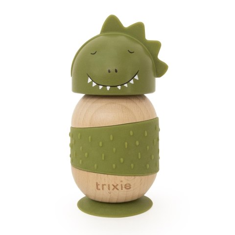 Drewniana silikonowa zabawka do bujania Dinozaur Trixie Baby