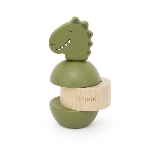 Drewniana układanka z grzechotką Dinozaur Trixie Baby