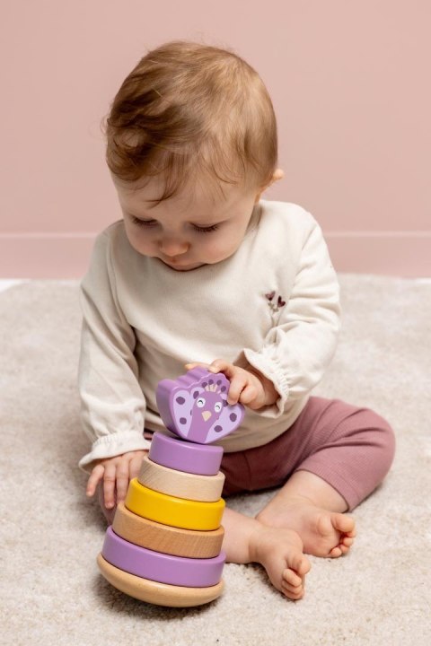 Drewniana zabawka piramida - Paw Trixie Baby