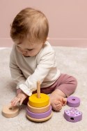 Drewniana zabawka piramida - Paw Trixie Baby