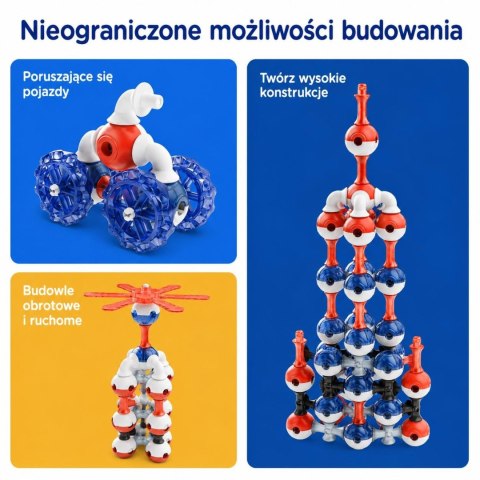 KUB Planet magnetyczne klocki konstrukcyjne 3D 90