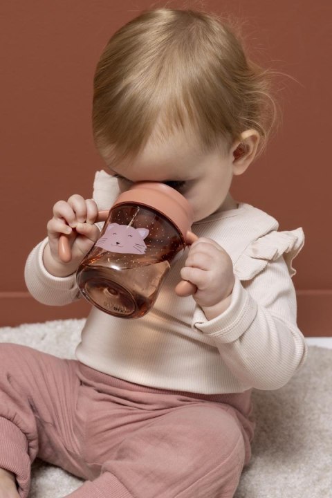 Kubek niekapek z uchwytami dla dzieci - Kot Trixie Baby