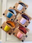 B-Zestaw naczyń 5 elem. BIOplastik CPLA terracotta
