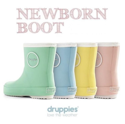 Kalosze NEWBORN BOOT Druppies pastel blue26