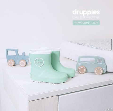 Kalosze NEWBORN BOOT Druppies pastel mint25