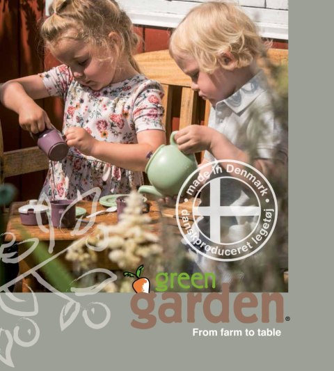 Zestaw sztućców do zabawy GREEN GARDEN Dantoy 2+