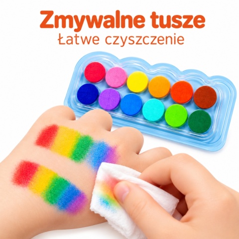 Jarmelo Finger Painting Forest - książeczka do malowania pakcami / 3+