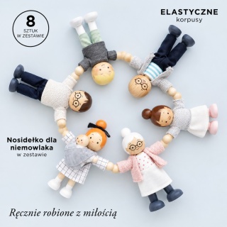 Rodzina lalek , zabawka dla dzieci, lalki do domku dla lalek, Le Toy Van